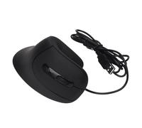 FAUOSWUK Ergonomic Mouse Vertical Mouse Humanized Design 6 Buttons 800-1200-2000-3200 DPI USB Wired with Adjustable Speed for PC Laptop Work Gaming Library