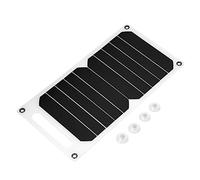 FAUOSWUK Exclusive Solar Power Charger, IP62 Water Proof Portable 10W USB Solar Panel, High Efficiency Charging with USB Output, for Mobile Phones Tablets Cameras Outdoor Activities