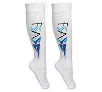 FAUOSWUK Fencing Socks, Stretchy Breathable Combed Cotton Unisex Socks with 3D Heel Design for Men Women, Sweat Absorbing Anti Friction (M size)