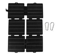 FAUOSWUK Foldable 30W Solar Panel Lightweight High Efficiency for Solar Lights and DIY Projects Ideal for Outdoor Activities