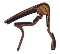FAUOSWUK Folk Guitar Capo Clip for Quick Tuning, Lightweight and Durable Plastic, Perfect Pitch Control, 1 Unit (Sapele Wood)