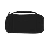 FAUOSWUK Game Console Case Lite Case, Portable Travel Storage Bag with 10 Game Card Slots and Mesh Pocket, for Console and Accessories (Black)