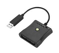 FAUOSWUK Game Controller to Game Console 360 Controller Converter, Adapter Cable with Vibration Support and Microphone Port for Console 360