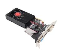 FAUOSWUK GT730 2GB DDR3 64Bit Graphics Card, High Performance 500MHz Core 600MHz Memory, PCI Express 2.0 16X Video Card with Independent Cooling Fan