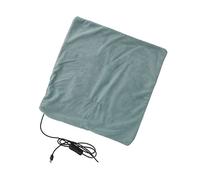 FAUOSWUK Heating Blanket Cozy Electric Warming Pad Powered By USB for Reading and Watching TV 40-45℃ (Light Green)
