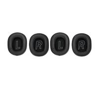 FAUOSWUK HECATE Replacement Ear Pads Comfortable Protein Leather Sponge Cushions for Gaming Headphones 2 Pairs for Long-term Wear (Black)