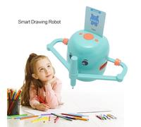 FAUOSWUK Interactive Educational Drawing Robot with 100 Drawing Cards 2 Pens Drawing Robot Drawing Robot Abs Smart Sketcher Robot For Hand Eye Coordination (Light Green)