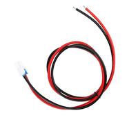 FAUOSWUK KCT-23 High Temperature DC Power Cable for Transceivers Models, Tin-Plated Oxygen-Free Copper Wire, Suitable for NX-700, NX-800, TK-762G, TK-862G, 1 X Power Cable