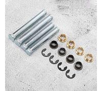 FAUOSWUK Metal Door Hinge Pin & Bushing Kit Fit for Truck 1994-2001, Prevent Dislocation, 4Pin 8Accessories for Mechanic Workshop