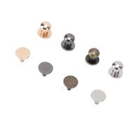 FAUOSWUK Metal Studs Rivets Set Easy Installation Round Head Button 40 Sets for Jackets Belts