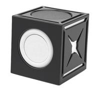 FAUOSWUK Miniature Bluetooth Speaker, Portable Wireless with Bluetooth 5.3, 5W Driver, RGB Lights, for Phone, Laptop, Tablet, Home Party (Black)