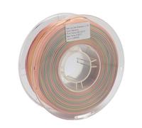 FAUOSWUK Multicolor 3D Silk PLA Filament 1.75mm for Creative Arts 2.2lbs Silk Finish Printing