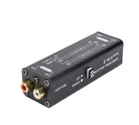 FAUOSWUK Music Interference Reducer, Gold Plated Connections Noise Isolator with Low Distortion 0.0025% for Home Theater Car Sound System HiFi Stereo