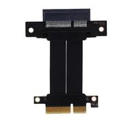 FAUOSWUK PCIe 4.0 X4 Riser Cable, High Speed GPU Extender with 8GB/s Transfer Rate for M.2 WiFi Live Wire USB Diskless Boot Acquisition Cards (5cm)