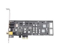 FAUOSWUK PCIE Sound Card with Low Profile Bracket, 100dB SNR, HiFi PCI Express Card, High Sampling Rate, Multiple Interfaces