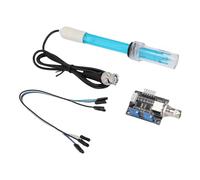 FAUOSWUK PH Module Probe Kit, Fast Response 14 PH Range Detect Sensor with Analog Voltage Signal Output, for Laboratory Experiments and Handcraft Projects