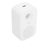 FAUOSWUK PIR Motion Sensor Activated Voice Reminder, Wireless Battery Powered Doorbell with 120 Degree Detection, 20 Seconds Recording, Welcome Sound for Shop Store Home Hotel