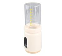 FAUOSWUK Portable Travel Bottle Warmer, 9000 MAh Battery, 35W Fast Heating for Breast Milk Formula and Milk, Digital Display Rechargeable for Travel Outdoor Use 200ML