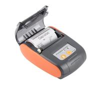 FAUOSWUK PT210 Thermal Receipt Printer, 58mm mini Thermal Printer BT 4.0 Thermal Printer with 90mm/s Print Speed 203DPI for Restaurant Receipt Printing (Orange)