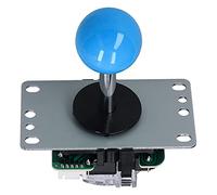 FAUOSWUK QM070901 Game Joystick Kits Professional Delay Encoder Board for MAME DIY Projects 10 Buttons 8-Way Joystick (Blue)
