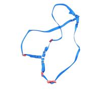 FAUOSWUK RC Spare Tire Strap Kit, Y Shaped Nylon Fixing Strap for 1/10 Scale Off Road RC Cars, with Hooks for SCX10 (Blue)