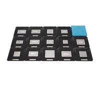 FAUOSWUK Reballing Station Magnetic Base Durable Steel Mesh Platform for BGA Chip Ball Mounting CPU GPU PCH 14 Steel Mesh