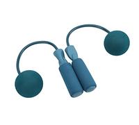 FAUOSWUK Ropeless Jump Rope, Cordless Skipping Rope with 360 Rotation and PVC Foam Balls for Home Gym Cardio Workout Men Women (Blue)