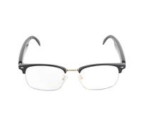 FAUOSWUK Smart Glasses for AI Translator, BT Translation Glasses with Blue Light Filtering Lenses Voice Translation for Business Travel Music (Gold)