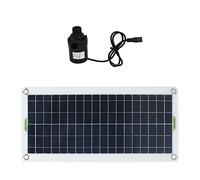 FAUOSWUK Solar Water Pump Kit Durable 30W Polycrystalline Silicon Power for RV Greenhouse - Premium Material Portable Size for Outdoor Camping
