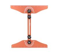 FAUOSWUK Stair Tread Template Tool for Accurate Measurements, Durable Aluminum Alloy Design for DIY Enthusiasts, 1 Set Included