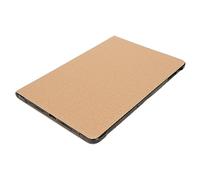 FAUOSWUK Tablet Case for M40 P30HD, Slim Faux Leather Cover with Multi-Functional Stand for Easy Online Classes and Office Use (Gold)