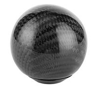 FAUOSWUK Universal Black Carbon Fiber Shift Knob Stylish Gear Stick Head for Various Models, 100%, 2" Diameter