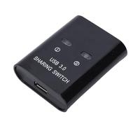 FAUOSWUK USB 3.0 Switch 2 in 1 Out High Speed Transfer Box for Seamless Printer Sharing At Home Office Compact Design