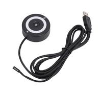 FAUOSWUK USB Fingerprint Reader, Hello Certified Biometric Scanner with 360 Degree Touch Recognition and RGB Light, for 10 11 Laptop Desktop PC