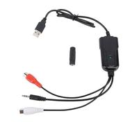 FAUOSWUK USB Sound, 3.5mm AV Interface Cassette Tape to MP3 Converter with Professional Editing Software, for 2000 to 11