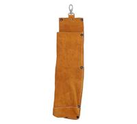 FAUOSWUK Welding Rod Pouch Welding Rod Bag Welding Rod Holder Fire Retardant Leather Electrode Storage with Hanging Hook for Welding Tools and Accessories