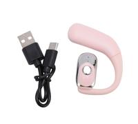FAUOSWUK Wireless Earbuds, Ear Hook Headphones Noise Cancelling with Rotatable 180 Degree Shaft for Car Driving Business (Pink)