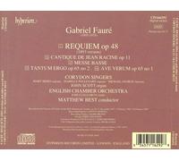 FAURE: REQUIEM; CANTIQUE DE JEAN RACINE; MESSE BASSE NEW CD