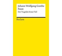 Faust (Reclam Edition) by Johann Wolfgang von Goethe (1996-12-31)