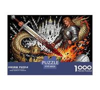 Faust’s Final Pact Wooden Jigsaw Puzzle Waterproof 1000 Piece Puzzles for Adults Colourful Challenging Games
