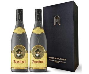 Faustino I Rioja Tinto Gran Reserva Spanish Red Wine Duo Gift Boxed | 2 x 75 ottles | Wine Gifts for Him, Her, Birthdays, Christmas, Corporate, Mothers Day, Fathers Day