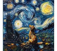 Fauvist Dogs: Bold Art and Vibrant Colors: An Artistic Fusion of Expressionism and Poetic Imagery