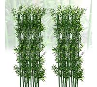 Faux Bamboo Trees, Landscaping Divider Fencing, for Patio Outdoor Indoor & Greenery Wall Easy to Maintain(100pcs,1m(39.3in/3.2ft))