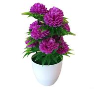 Faux Bonsai Plant for Homes, Offices, Parties and More Decorations (Purple)