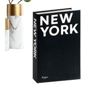 Faux Book Safe - Creative Secret Cash Storage Case, Discreet Hidden Security Vault, Strong Anti Theft Lock System, Lightweight Portable Concealment Design | Jewelry Valuables Dorm Desk Closet Suitcase