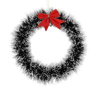 Faux Cedar Wreath Wreath Ornament Wall Hanging Decorations Pendant Party Festi Merry Christmas Lighted Sign Window (as the picture, One Size)
