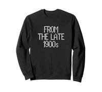 Faux Cross Stitch From the Late 1900's Millennial Age Humor Sweatshirt