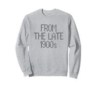 Faux Cross Stitch From the Late 1900's Millennial Age Humor Sweatshirt
