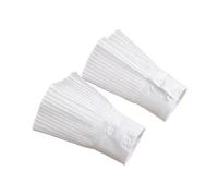 Faux-cuffed sleeve ensemble， False Cuffs Ruffle Pleated Detachable Multicolor 22x17cm 2 pcs(Color 3)