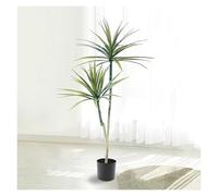 Faux Dracaena Artificial Tree, Ealistic Artificial Dracaena, Premium Plastic Foliage With Multi-Layered Design, Tropical Decor, Indoor Plant For Home Office Commercial(200cm/6.6ft)